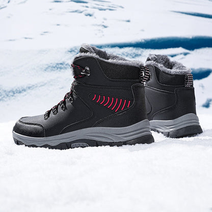 (Limited Time Event 49% OFF) Men’s Winter Waterproof and Cold Warm Snow Boots Orthopedic Arch Support Wide Toe Work Boots