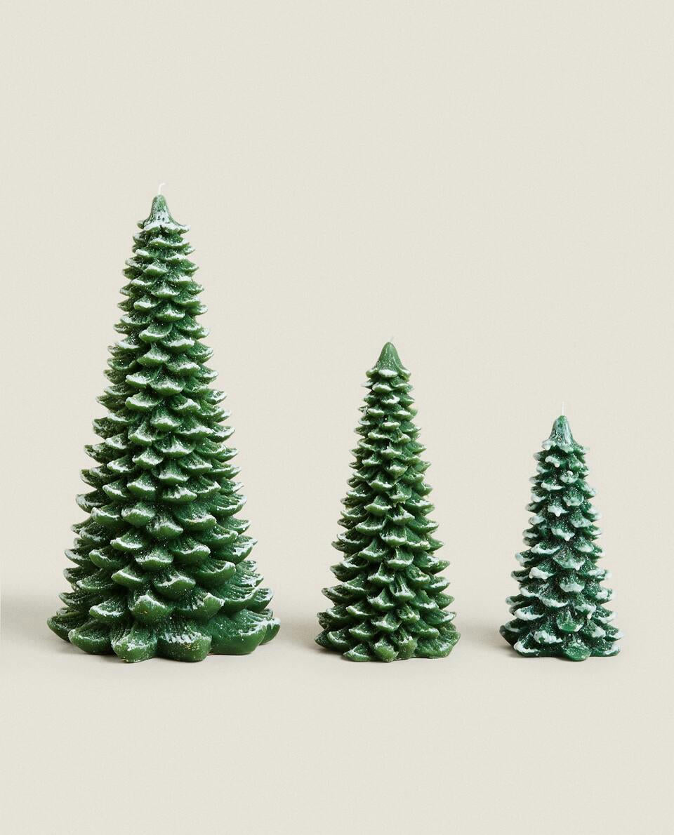 CHRISTMAS TREE DECORATIVE CANDLE