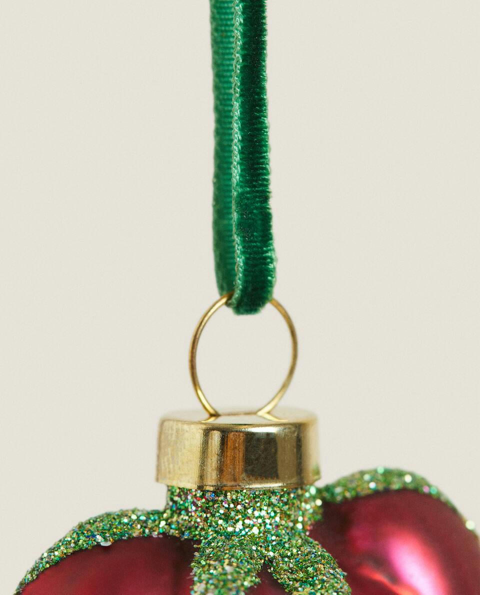 PACK OF CHRISTMAS VEGETABLE DECORATIONS (PACK OF 6)