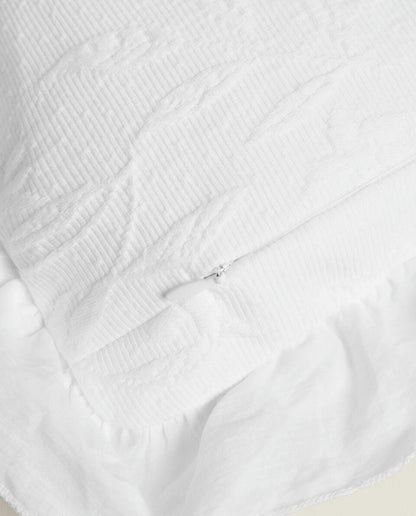 RUFFLE CUSHION COVER