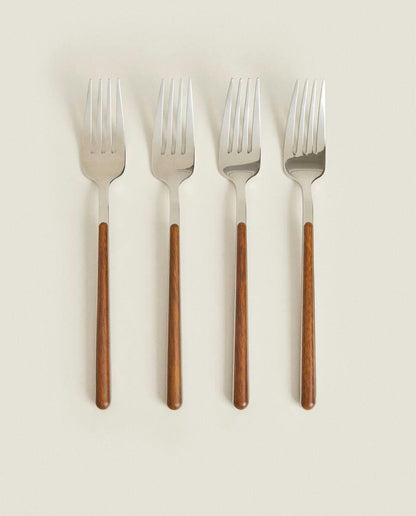 BOX 4 FORKS WITH ROUND HANDLE DETAIL