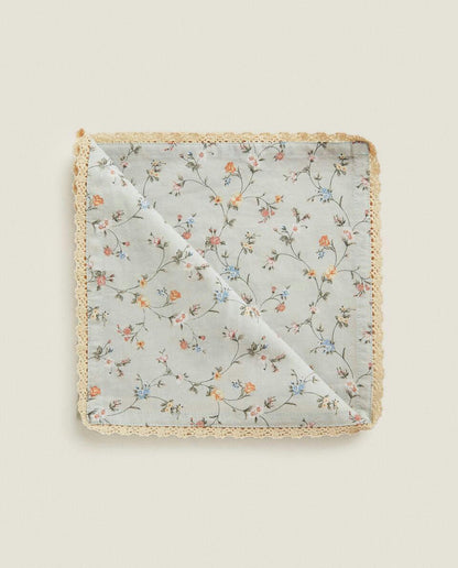 MINI FLORAL PRINT NAPKIN (PACK OF 2)
