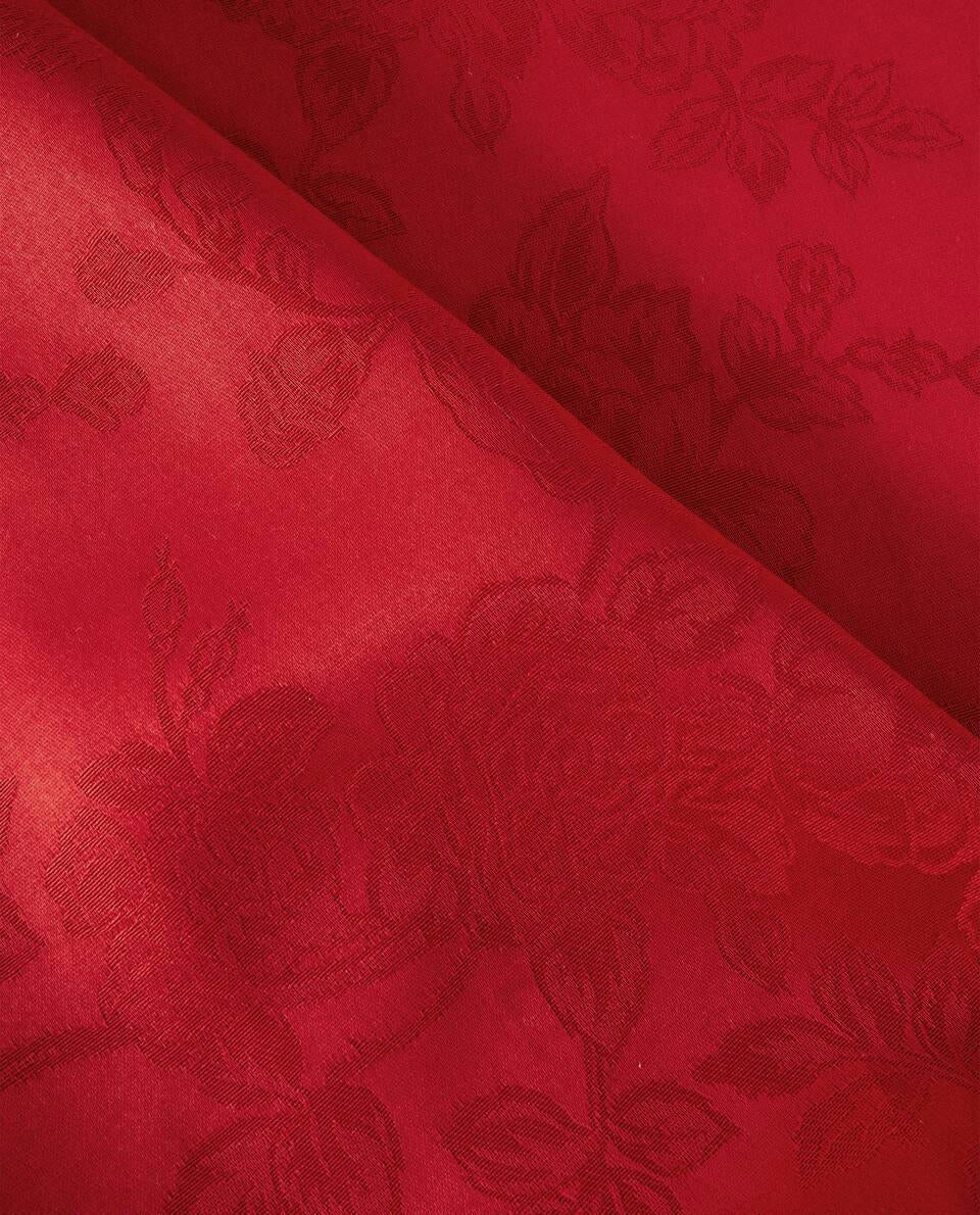 CHRISTMAS FLORAL JACQUARD TABLECLOTH