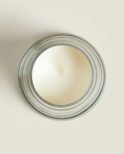 CHRISTMAS BELL-SHAPED GLASS DECORATIVE CANDLE