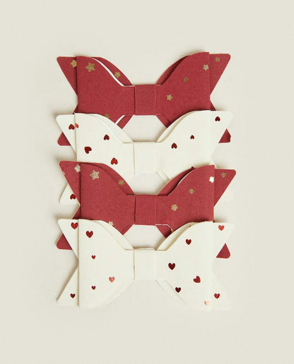 PACK OF CHILDREN’S CHRISTMAS GIFT BOWS (PACK OF 4)