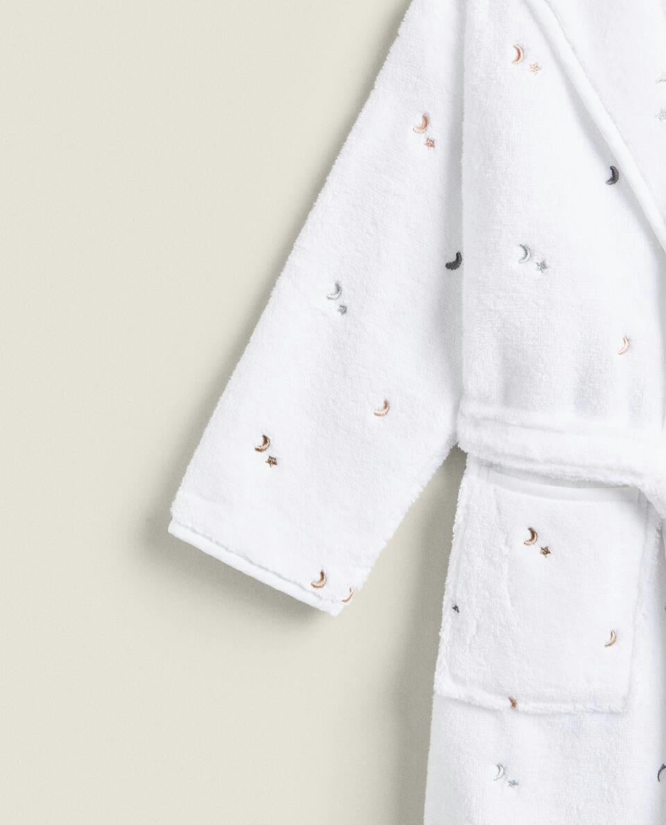 CHILDREN'S MOON BATHROBE