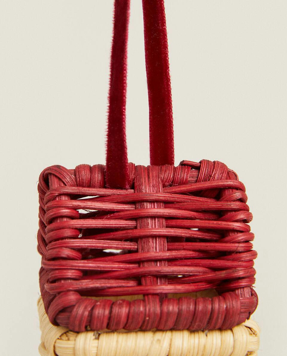 RATTAN CHRISTMAS HOUSE DECORATION