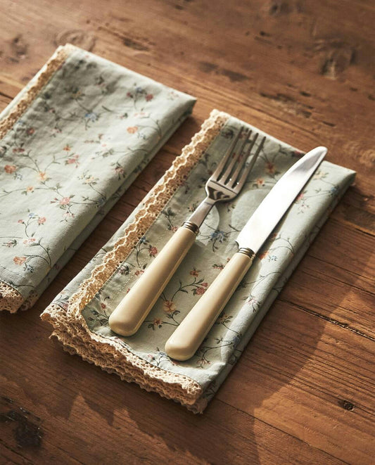 MINI FLORAL PRINT NAPKIN (PACK OF 2)