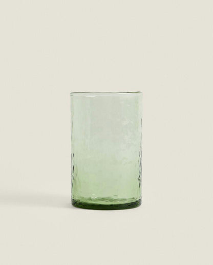 HAMMERED GLASS TUMBLER