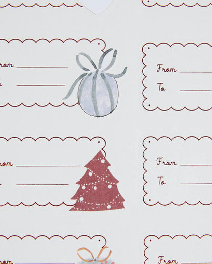 PACK OF CHILDREN’S CHRISTMAS GIFT LABELS (PACK OF 24)