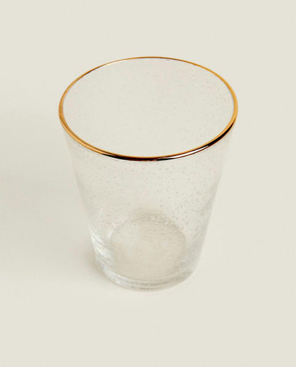 CHRISTMAS TUMBLER WITH BUBBLE RIM
