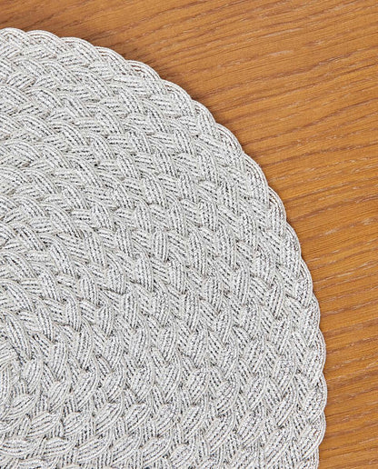 PACK OF BRAIDED CHRISTMAS PLACEMATS (PACK OF 2)