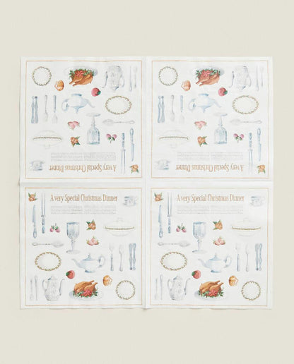 PACK OF PAPER CHRISTMAS NAPKINS (PACK OF 20)
