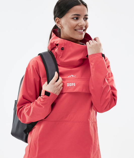 Rain Jacket For Women Coral