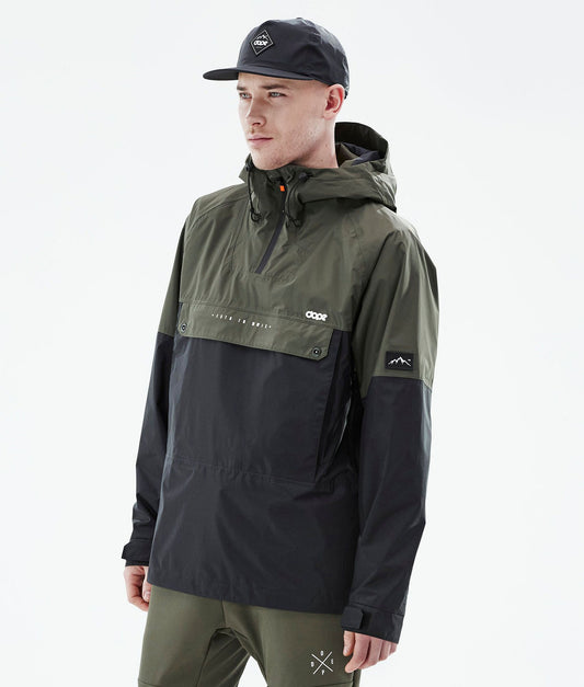 Outdoor Jacket For Men Olive Green/Black