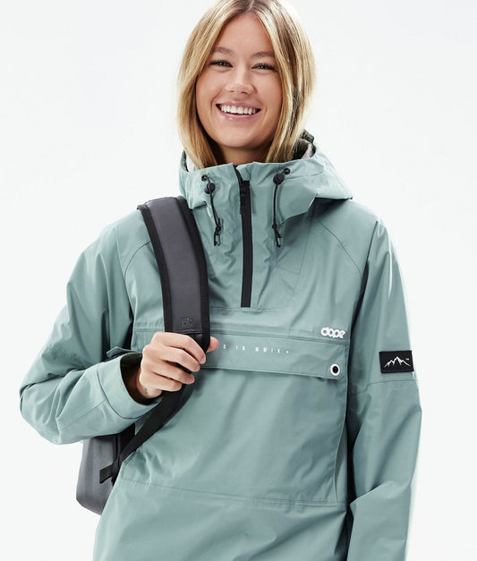 Outdoor Jacket For Women Faded Green