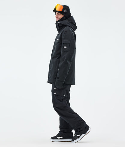 Snowboard Jacket For Men Black