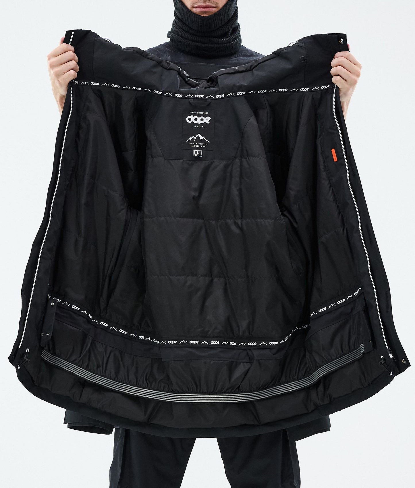 Snowboard Jacket For Men Black