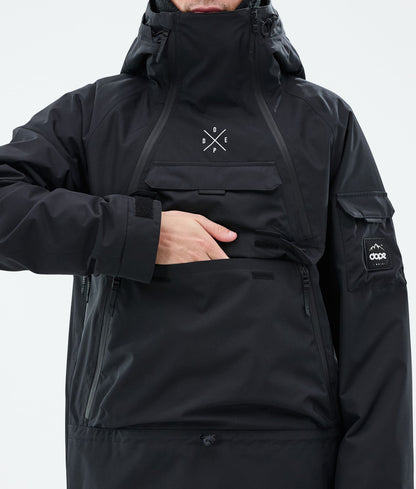 Snowboard Jacket For Men Black