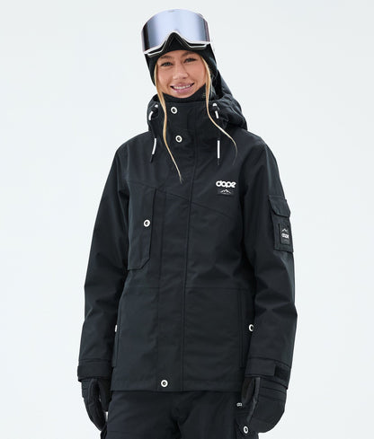 Snowboard Jacket For Women Black