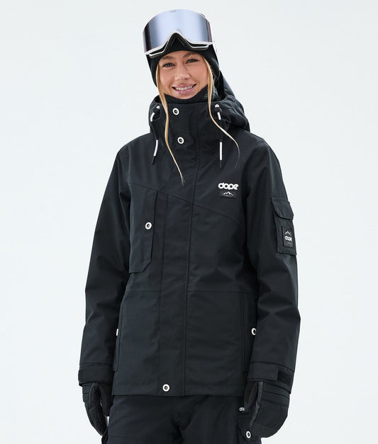 Snowboard Jacket For Women Black