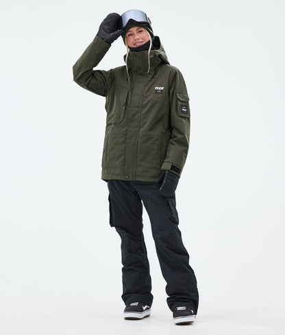 Snowboard Jacket For Women Olive Green