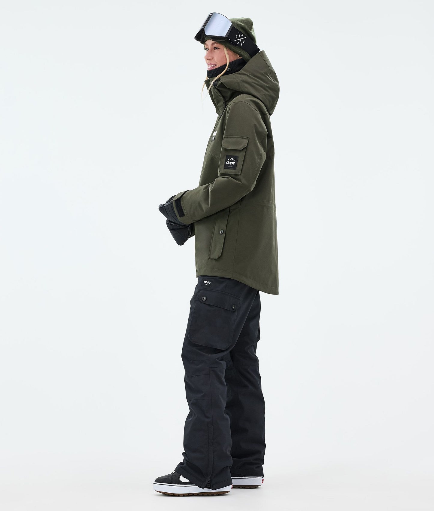 Snowboard Jacket For Women Olive Green