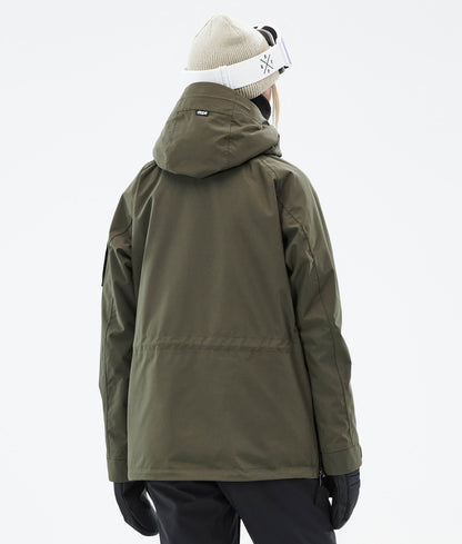 Snowboard Jacket For Women Olive Green