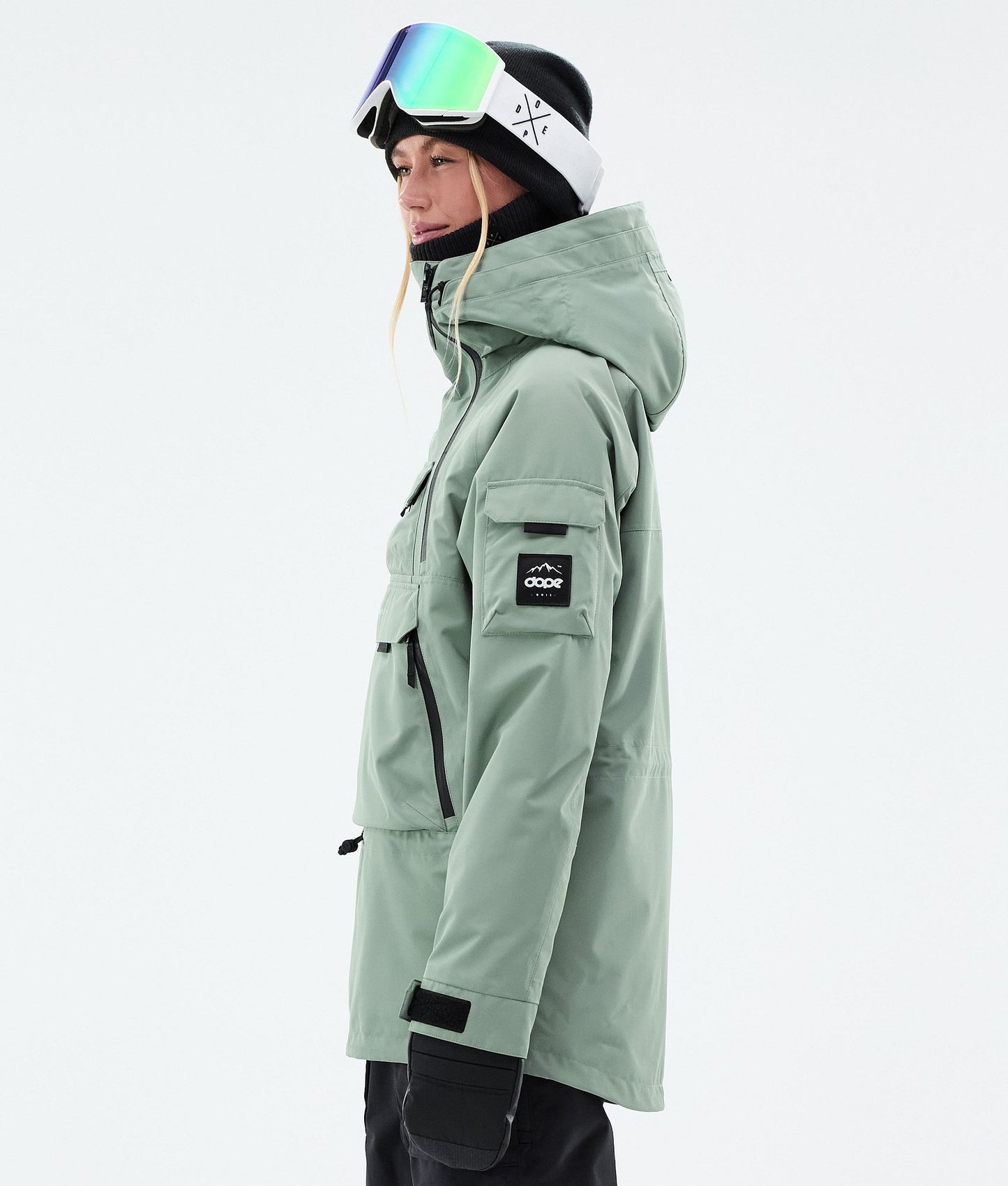 Snowboard Jacket For Women Faded Green