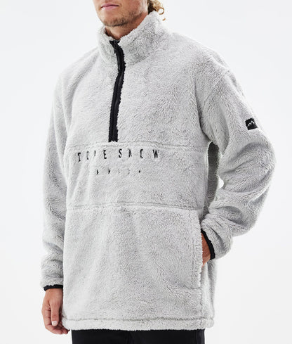 Fleece Sweater For Men Light Grey