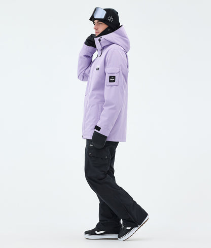 Snowboard Jacket For Men Faded Violet