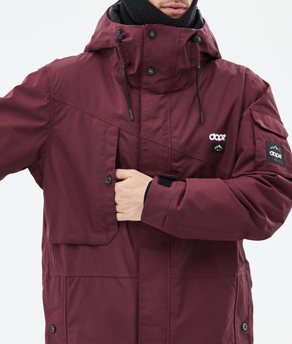 Snowboard Jacket For Men Don Burgundy