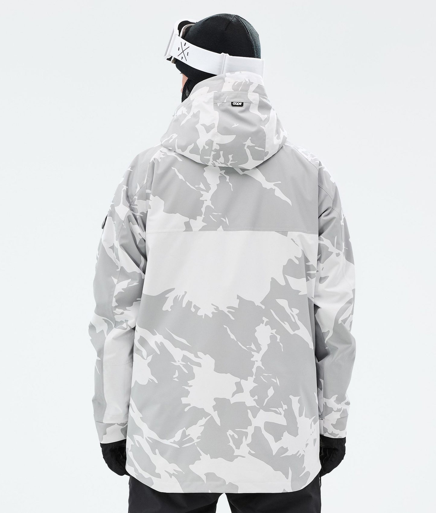 Snowboard Jacket For Men Grey Camo