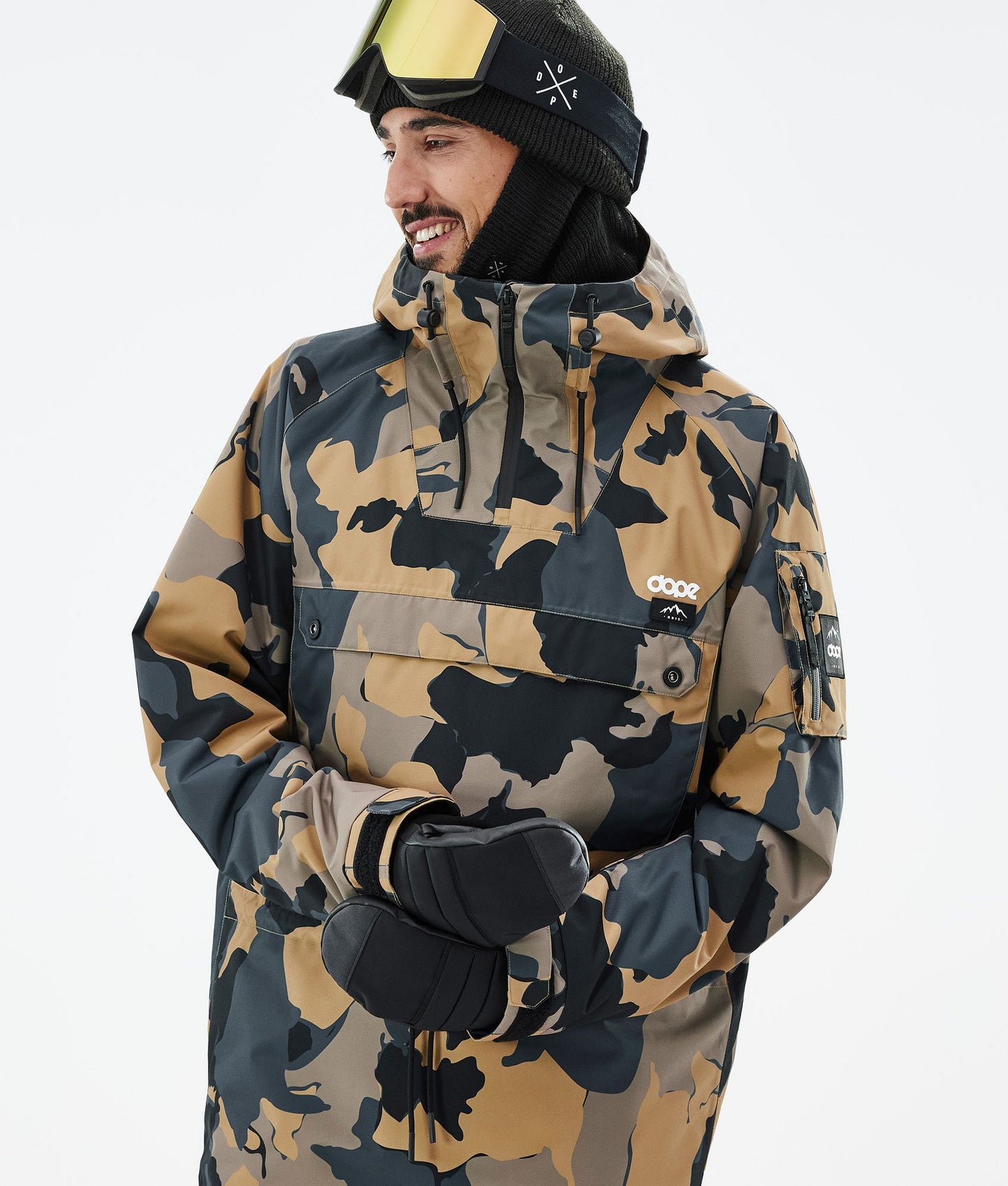 Snowboard Jacket For Men Walnut Camo