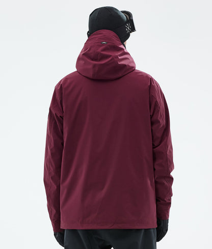 Snowboard Jacket For Men Burgundy