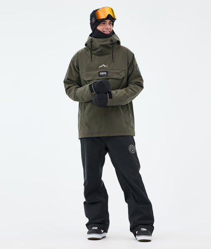 Snowboard Jacket For Men Olive Green