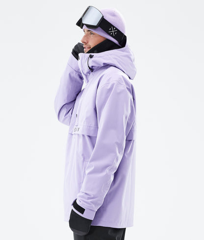 Snowboard Jacket For Men Faded Violet