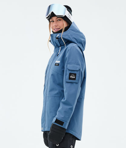 Snowboard Jacket For Women Blue Steel