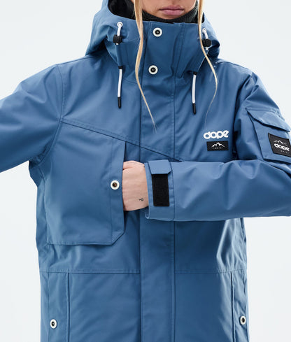 Snowboard Jacket For Women Blue Steel