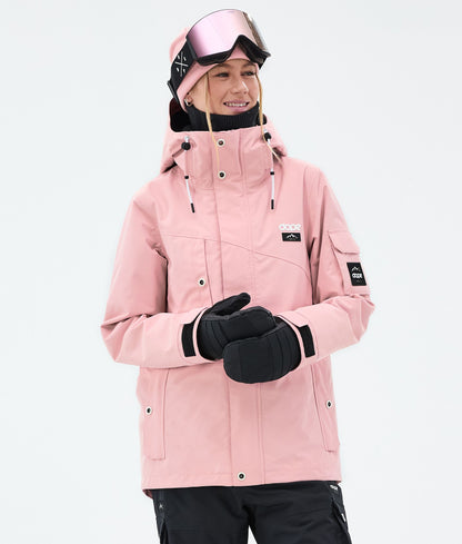 Snowboard Jacket For Women Soft Pink