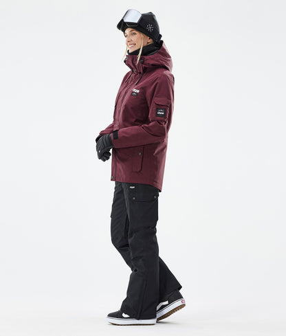 Snowboard Jacket For Women Don Burgundy