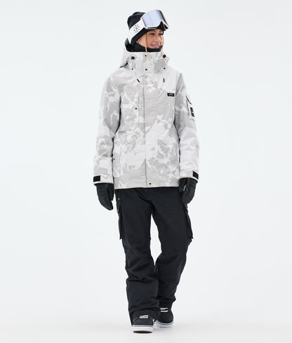 Snowboard Jacket For Women Grey Camo