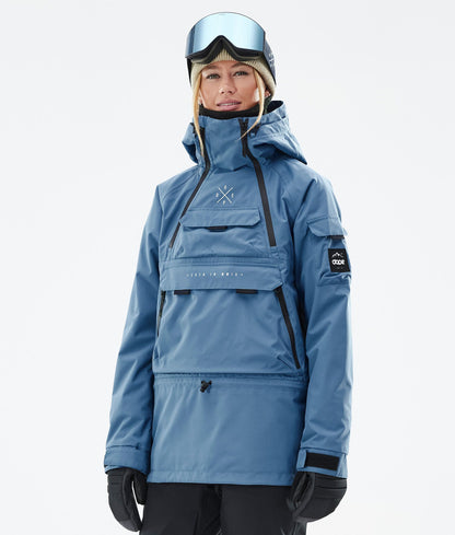 Snowboard Jacket For Women Blue Steel