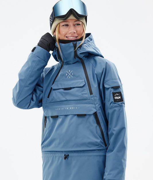 Snowboard Jacket For Women Blue Steel