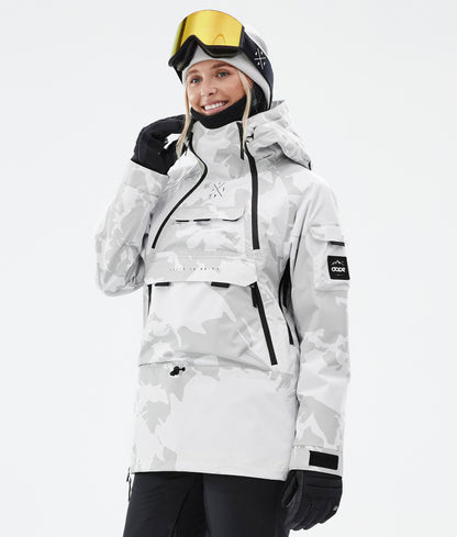 Snowboard Jacket For Women Grey Camo