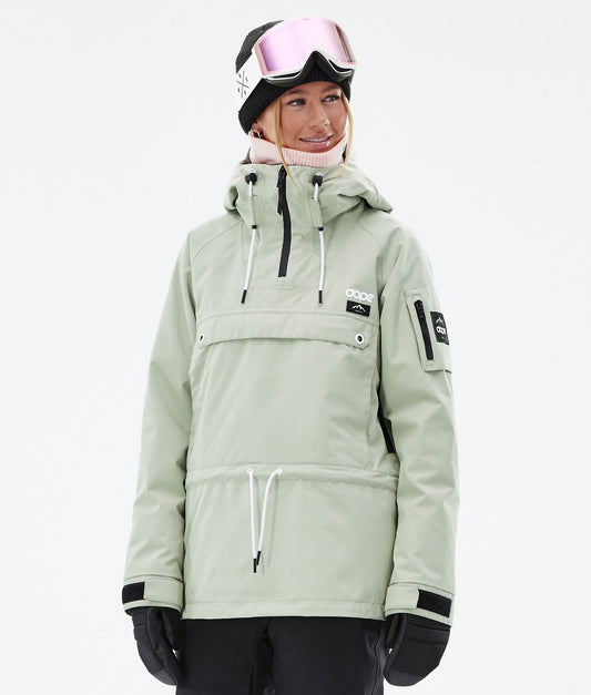 Snowboard Jacket For Women Soft Green