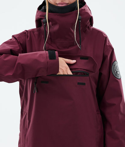 Snowboard Jacket For Women Burgundy