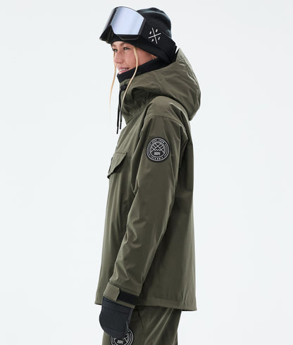 Snowboard Jacket For Women Olive Green