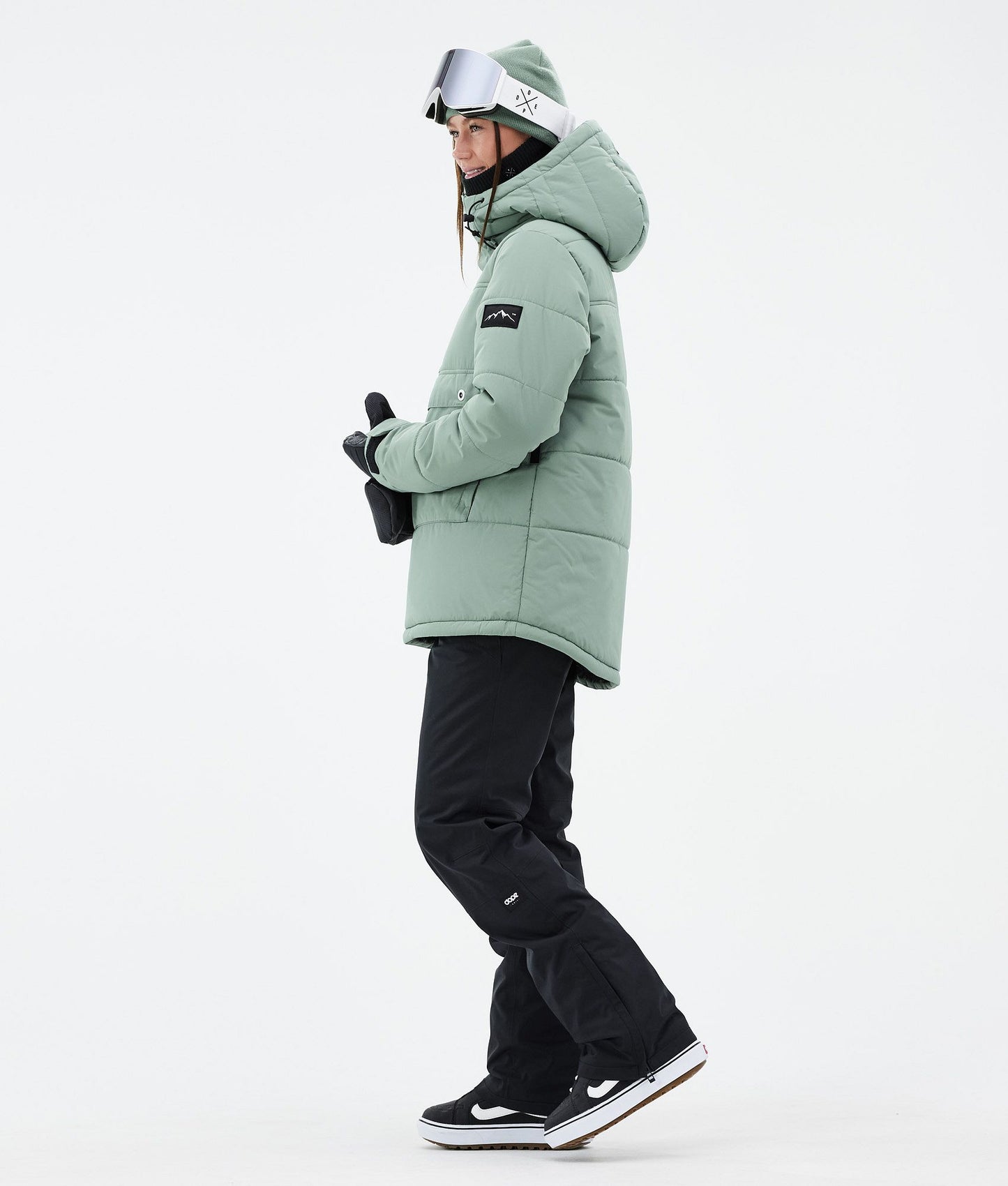 Snowboard Jacket For Women Faded Green