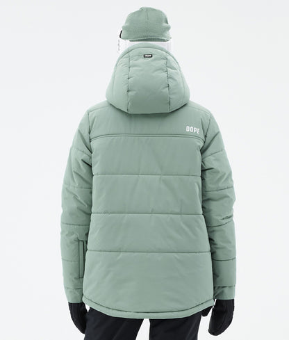 Snowboard Jacket For Women Faded Green